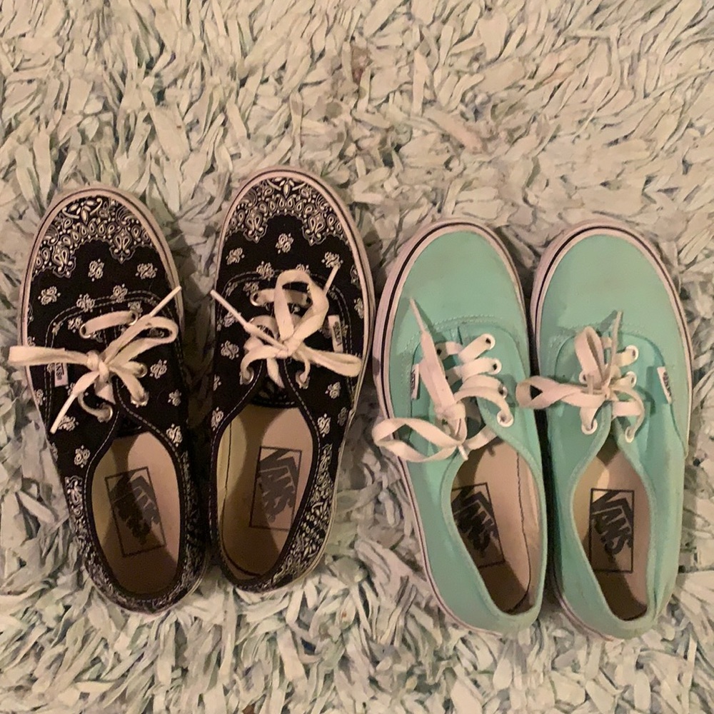 Two pairs of “Vans” shoes